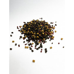 Mélange pellets colorés